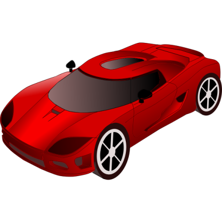 a red sports car
