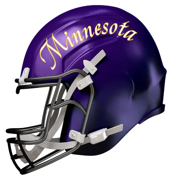 minnesota vikings miniature football helmet