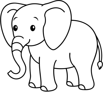 how to draw an elephant step by step