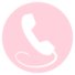 an image of a white phone with a pink background