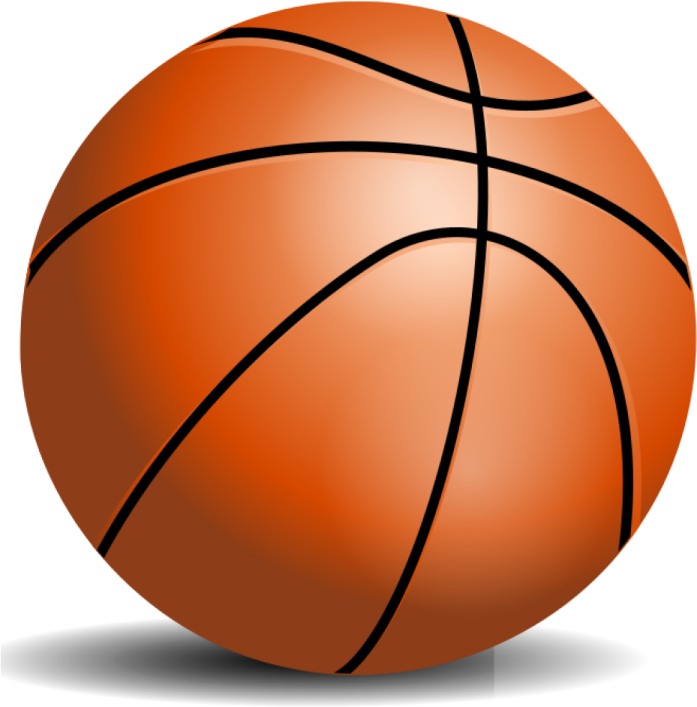 a basketball ball on a white background