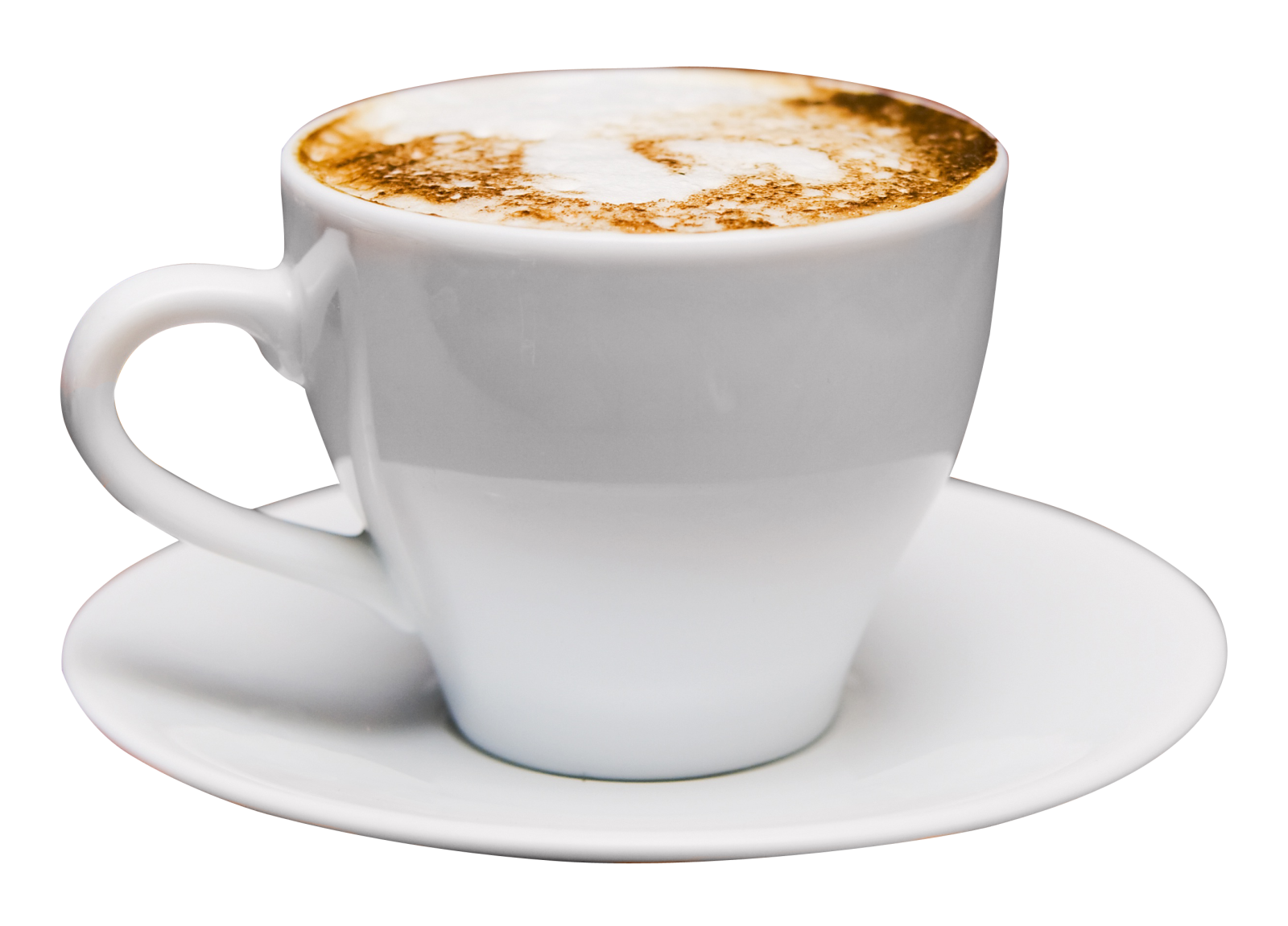 a cup of coffee on a saucer