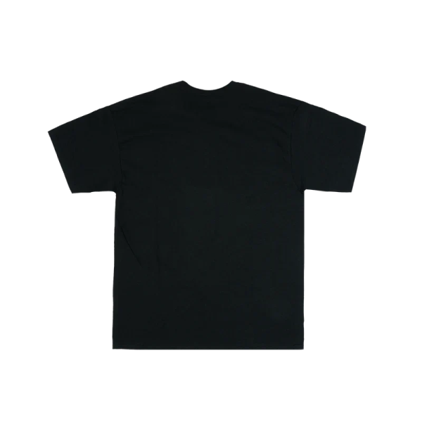 a black t - shirt on a white background