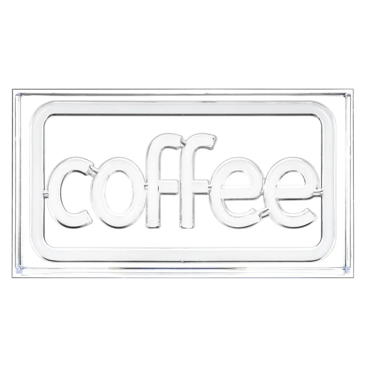 a sign that says coffee on it