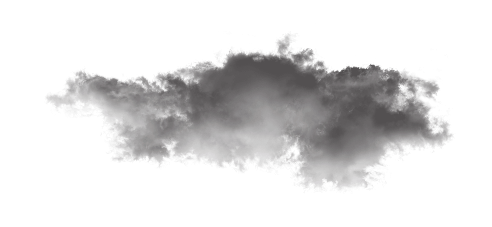 a cloud of smoke on a white background