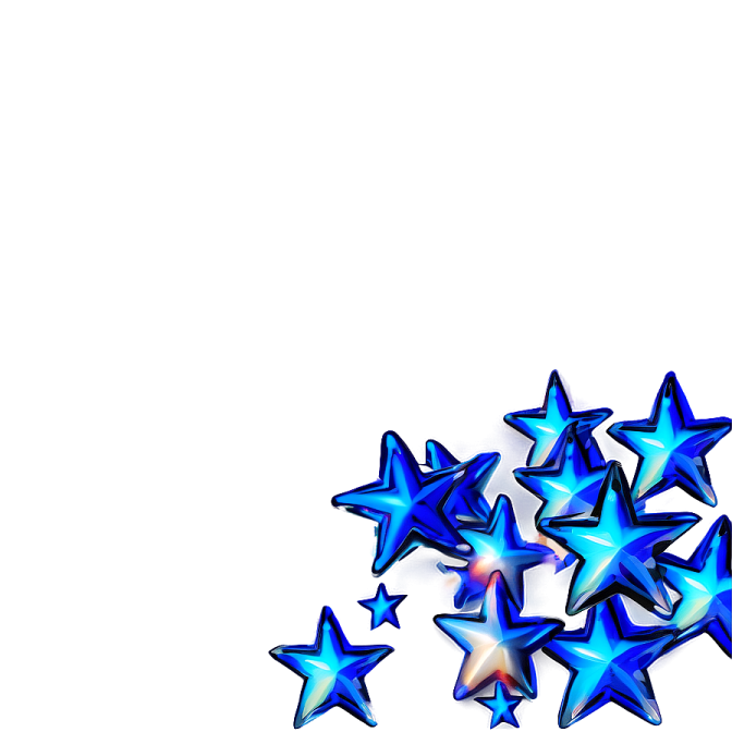 a bunch of blue stars on a white background