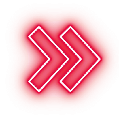a red arrow icon on a white background