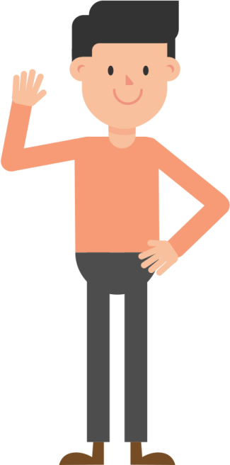 a man standing with his hands in the air
