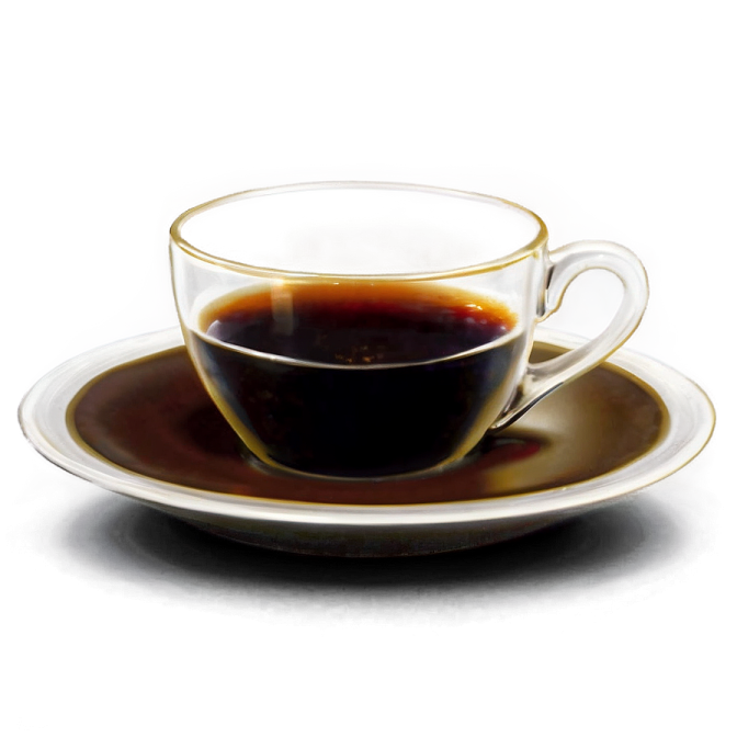 a cup of coffee on a saucer