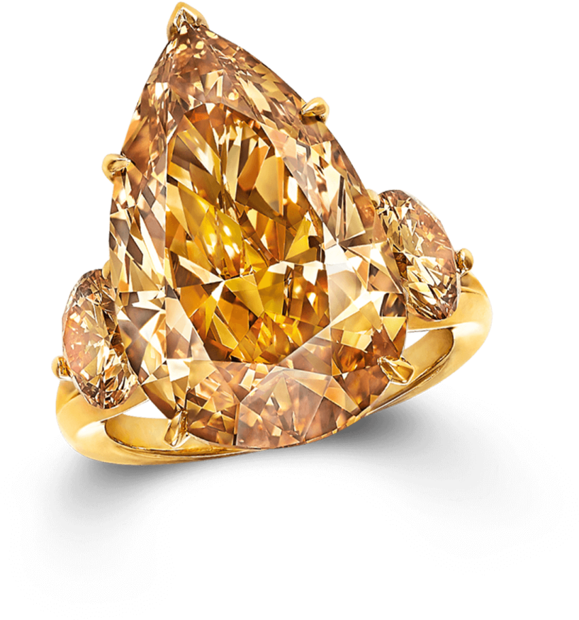 a yellow diamond on a white background