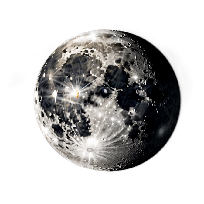 a black and white image of the moon