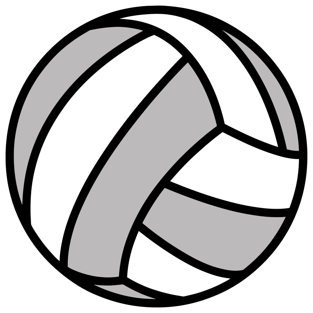 a volleyball ball on a white background