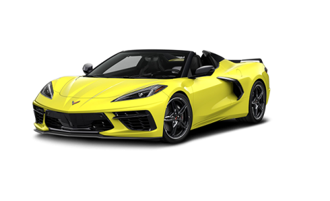a yellow 2019 chevrolet corvette corvette convertible