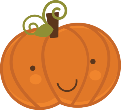 two pumpkins with a smiling face