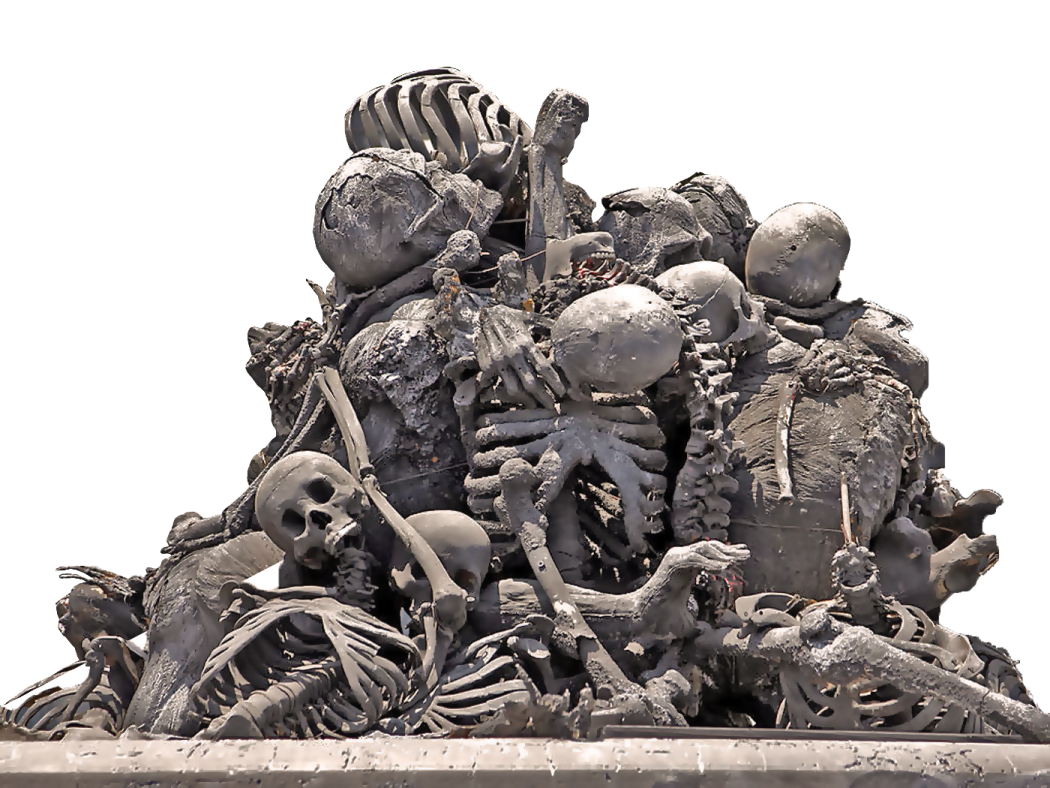 a pile of assed objects