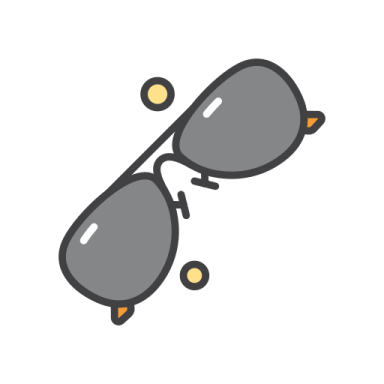 a pair of sunglasses icon