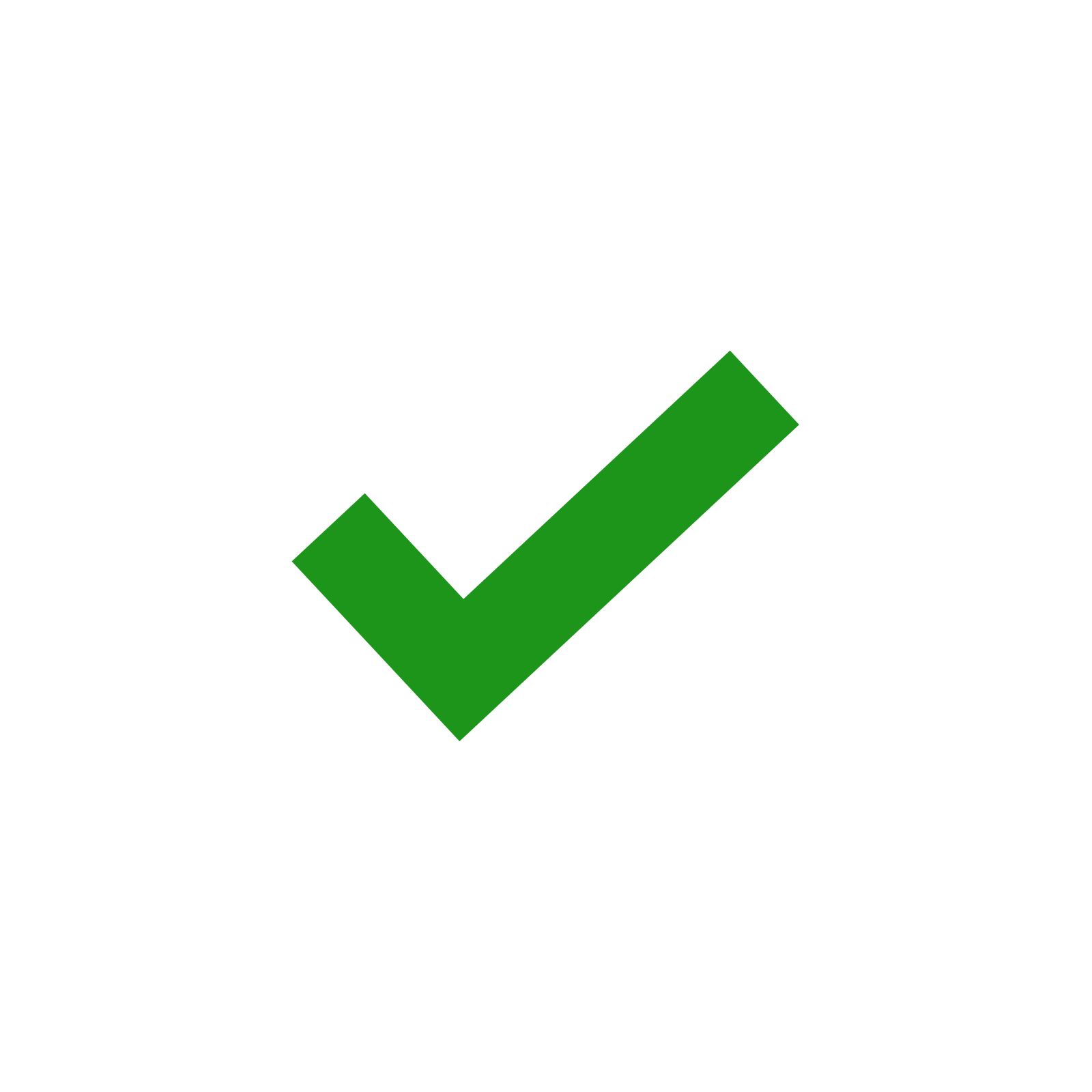 a green tick icon on a white background