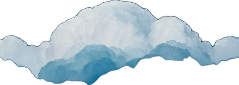 a drawing of a cloud
