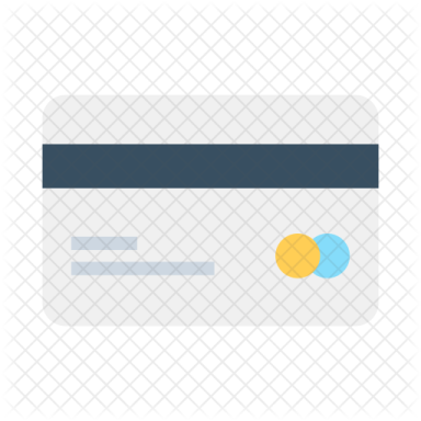 an image of a credit card on a white background