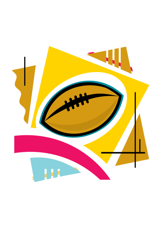 an illustration of a football ball