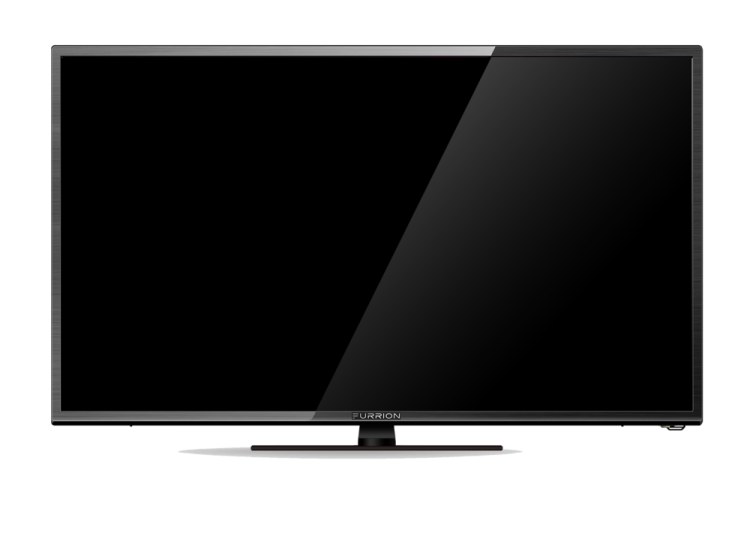 a flat screen tv on a white background