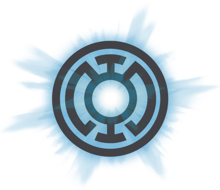 the blue lantern symbol