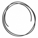 a black and white drawing of a circle