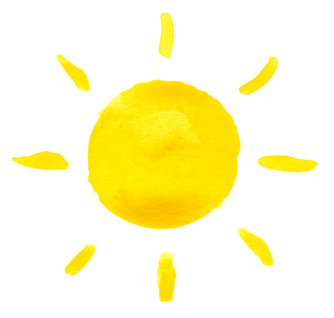 a piece of bread with the sun in the background