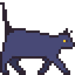 a pixeled image of a dog