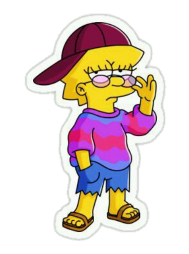 the simpsons sticker