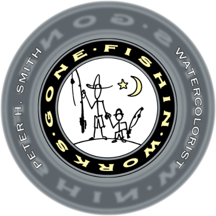 a black and white logo with the words