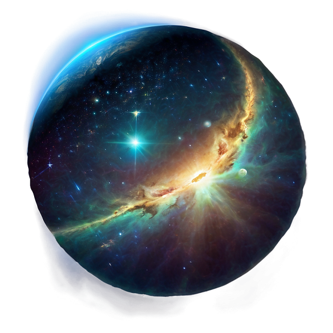 an image of a nebula with stars in the background