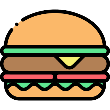 a hamburger with cheese and tomato on it