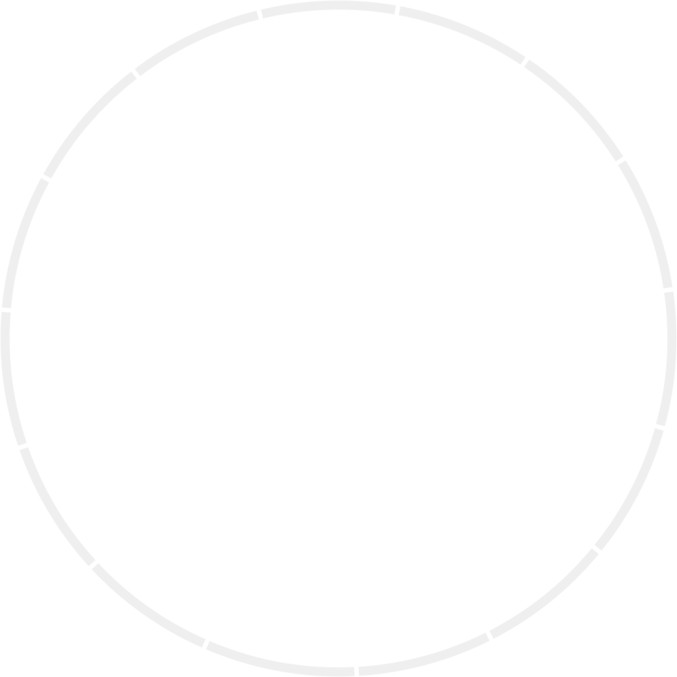 an image of a white circle with a black background