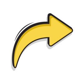 a yellow arrow pointing up
