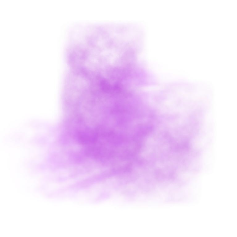 purple smoke on a white background