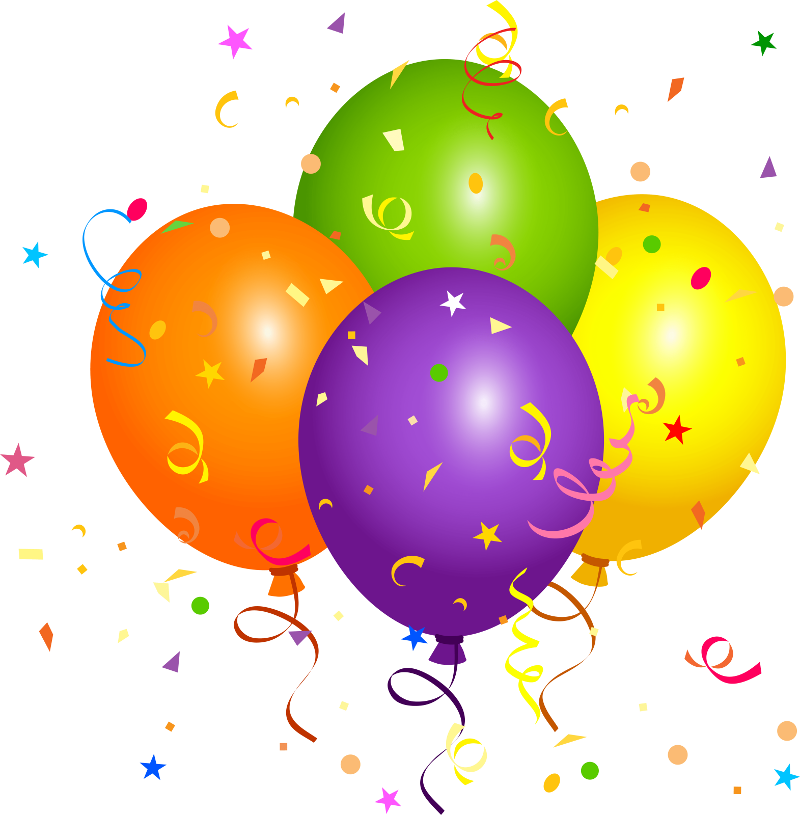 a bunch of balloons