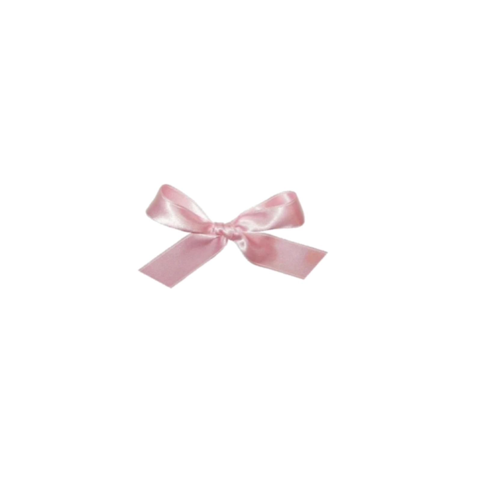 a pink bow on a white background