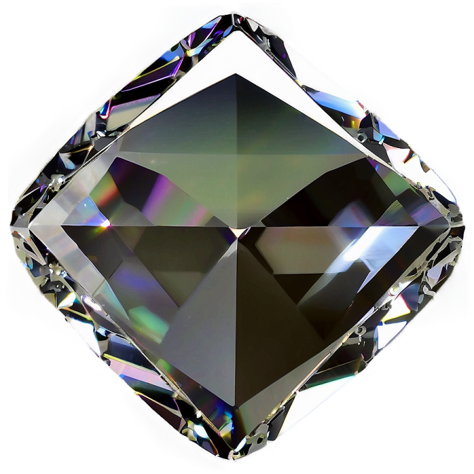 a diamond on a white background