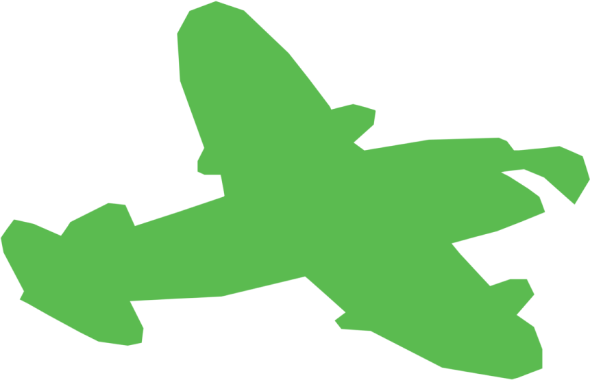 a green airplane flying in the sky