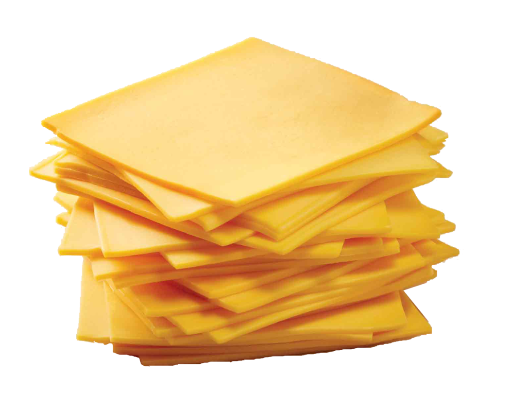 a pile of cheese