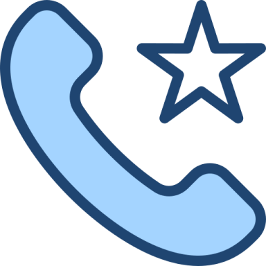a phone with a star on it