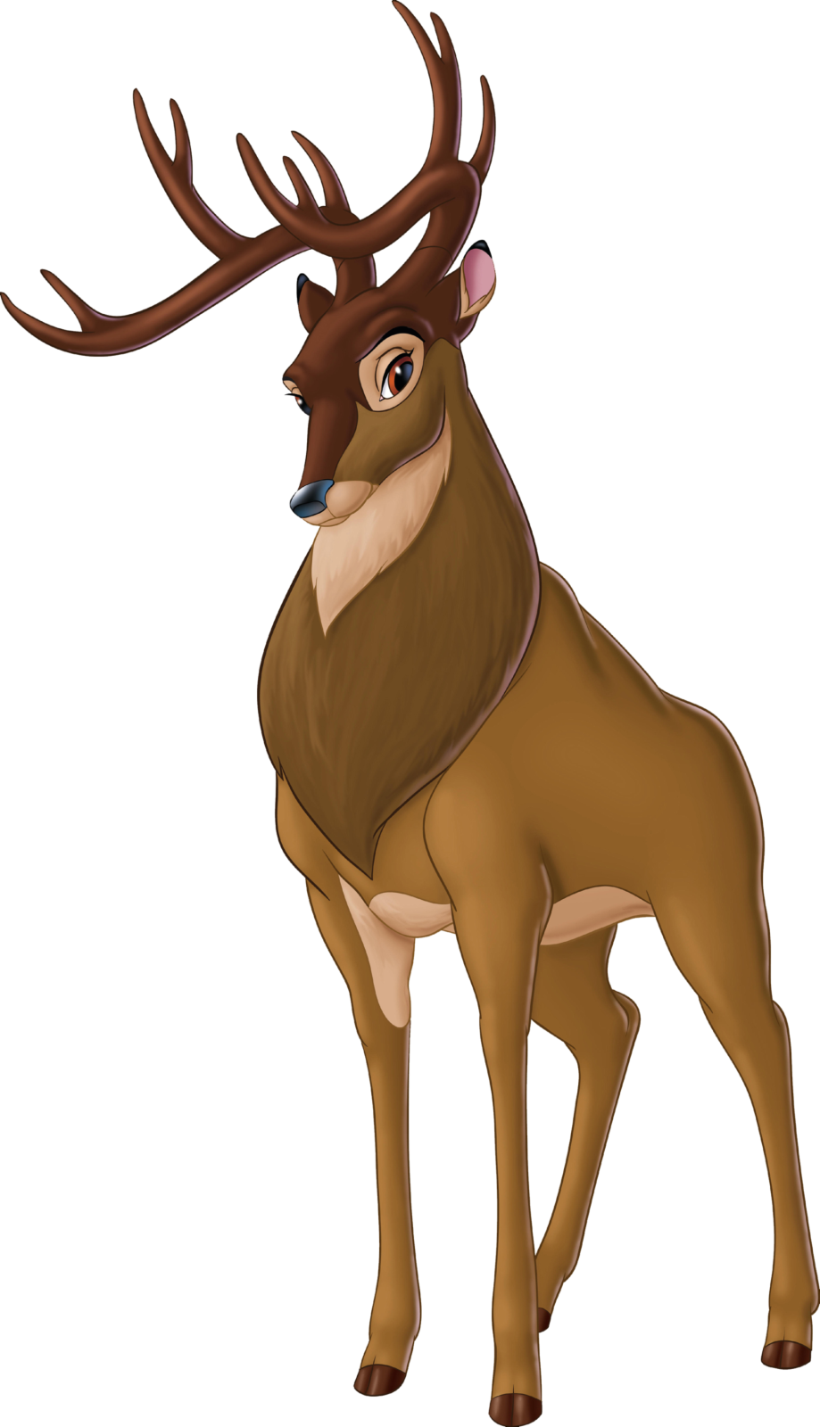 a cartoon character of a deer