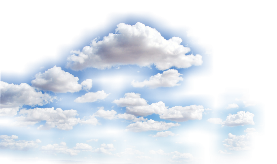 white clouds in the sky