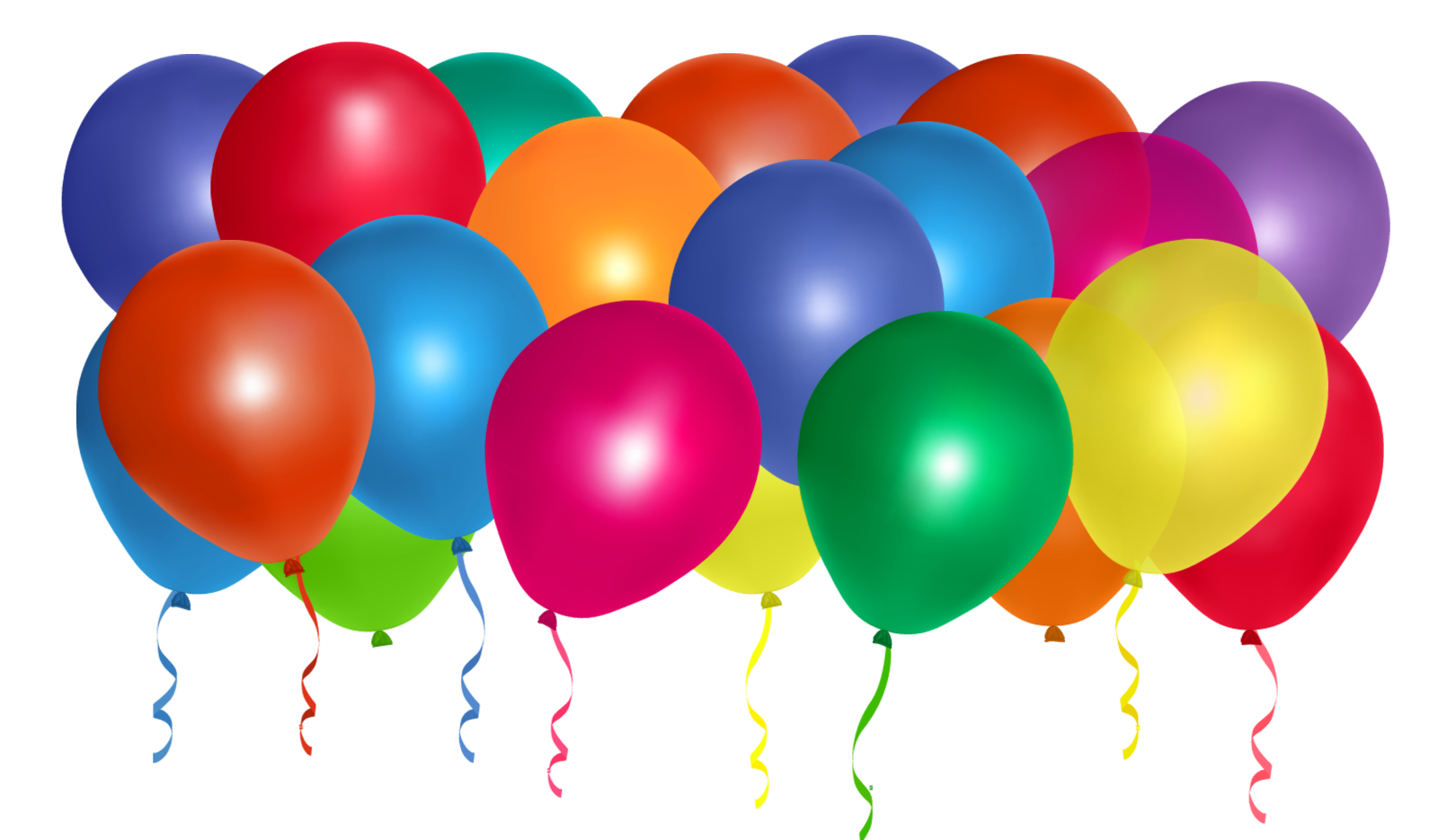 a bunch of balloons
