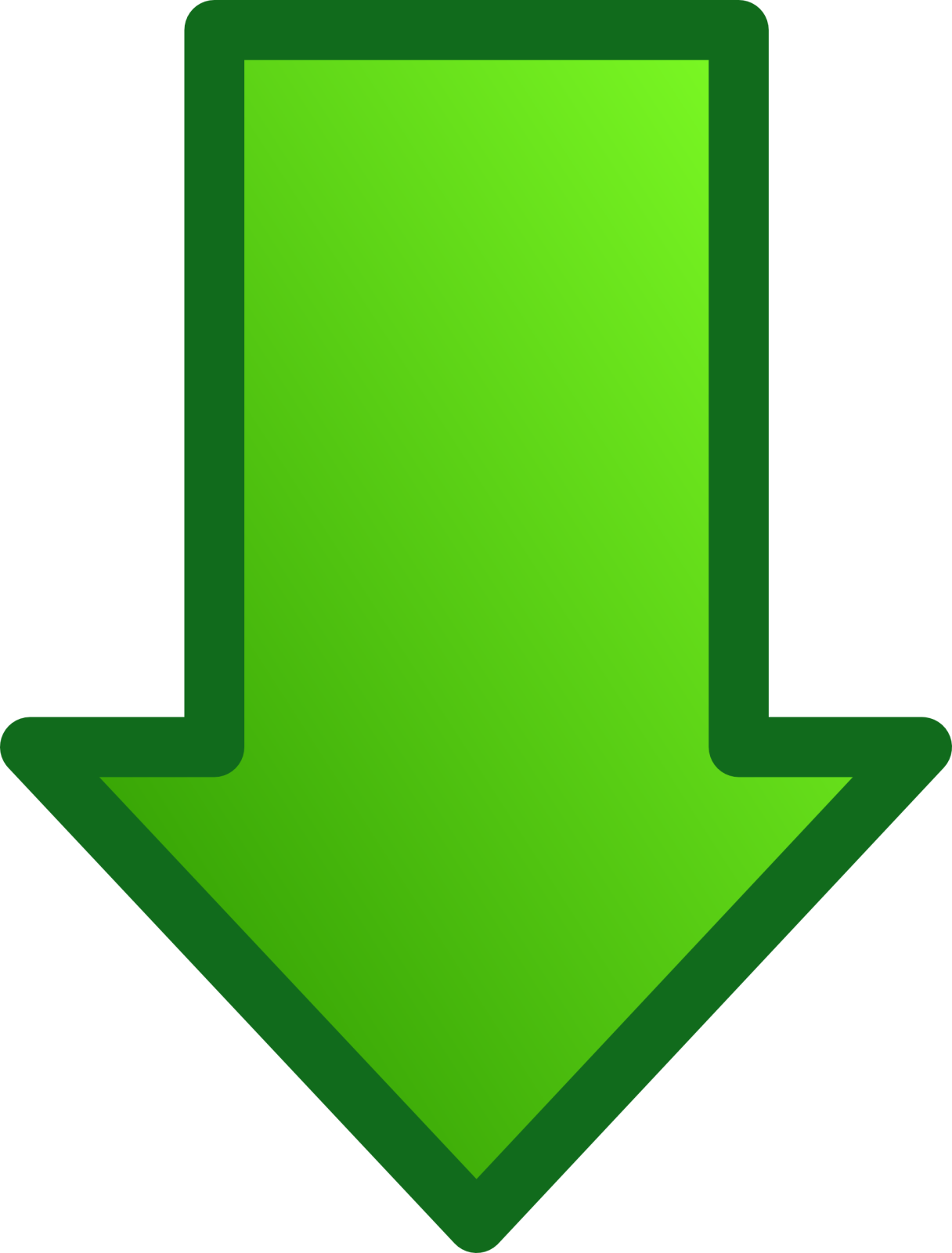 a green arrow icon