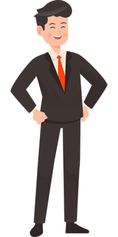 a man in a suit and tie