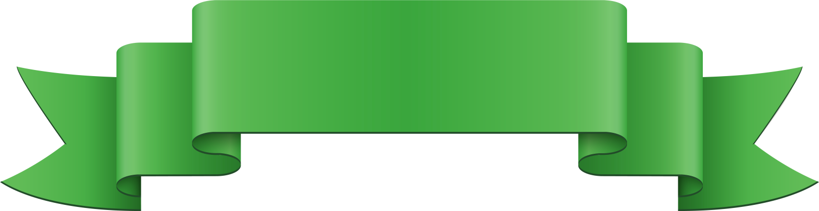 a green ribbon