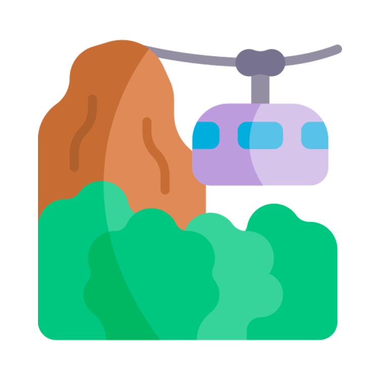 an illustration of a helicopter flying over trees