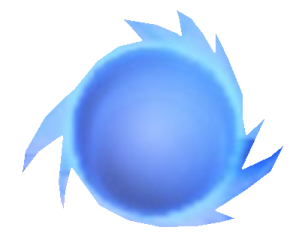 an image of a blue ball on a white background